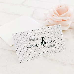 Bridesmaid Proposal Cards - I Can't Say I Do Without You - Maid of Honor Card - Mini Cards With Envelops - SET OF 6 (EB9027IDO)