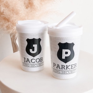Ring Bearer Gift Ideas Ring Security Badge Cup Ring Bearer Tumbler Ring Bearer Sippy Cup Ring Bearer Cup Ring Bearer Water Bottle (EB3158RB)