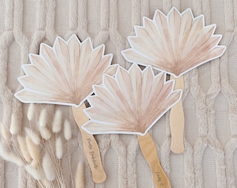 Dried Palm Hand Fans Boho Wedding Favors Wedding Hand Fans Bachelorette Party Favors Palm Shaped Fan  (EB3487) 10|fans