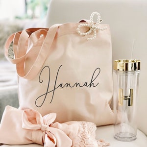 Personalized Tote Bag with Name - Personalized Brides