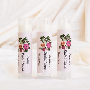 Rustic Bridal Shower Favors Unique Wedding Favors Lip Balm Wedding Favors Lip Balm Favors Wedding Chapstick Favors (EB3031MP) - set of 16|