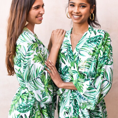 Tropical Bridesmaid Robes Set You Choose Qty Beach - Etsy