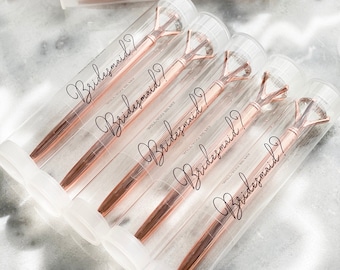 Will you be my Bridesmaid Proposal Gift Unique Bridesmaid Gifts Cheap Bridesmaid Gift on a Budget Bridesmaid Gift (EB3303NP) - Diamond Pens