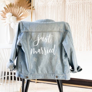 Leather jacket cheap just married