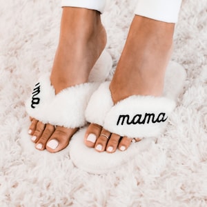 Matching Mom and Baby Slippers Etsy