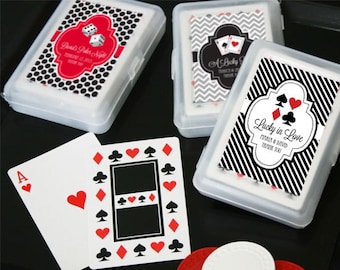 Casino Party Favors - Casino Theme Favors - Casino Night Party Favors - Las Vegas Party Favors Playing Cards (EB2063Z) set of 12| decks