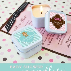 Baby Shower Candle Favors Baby Shower Favors Candles Baby Shower Candles Personalized Baby Gifts Baby Favors Baby Candles (EB2079Z)- 12| pcs