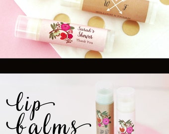 Lip Balm Favors Etsy