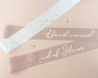 bridesmaid sashes