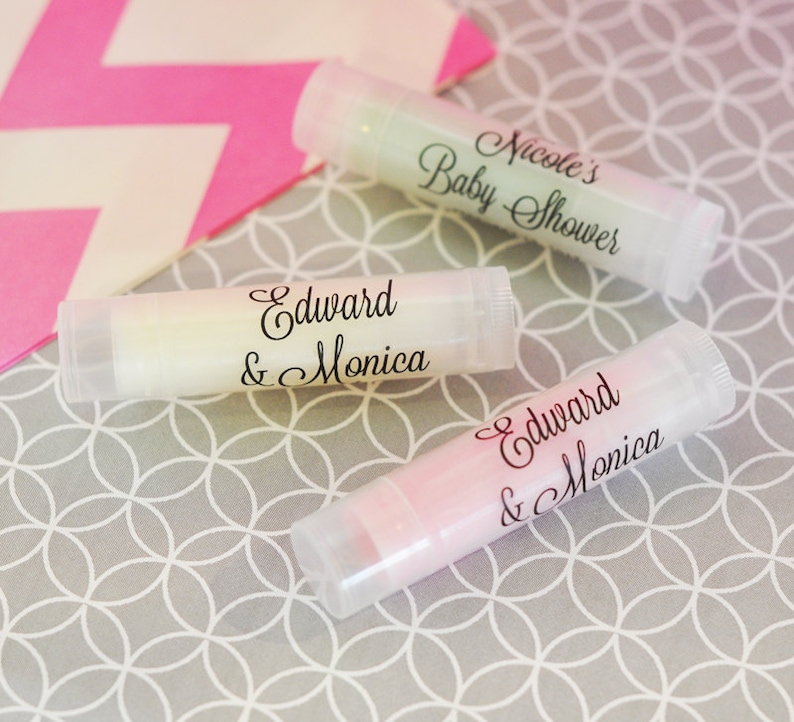 Bridal Shower Lip Balm Favors Unique Bridal Shower Favors Etsy