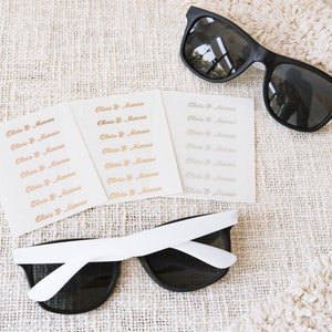 Wedding Sunglasses 24 Personalized Sunglasses Custom Sunglasses Sunglass Favors Destination Beach Wedding Favors EB3107 SET of 24 image 6