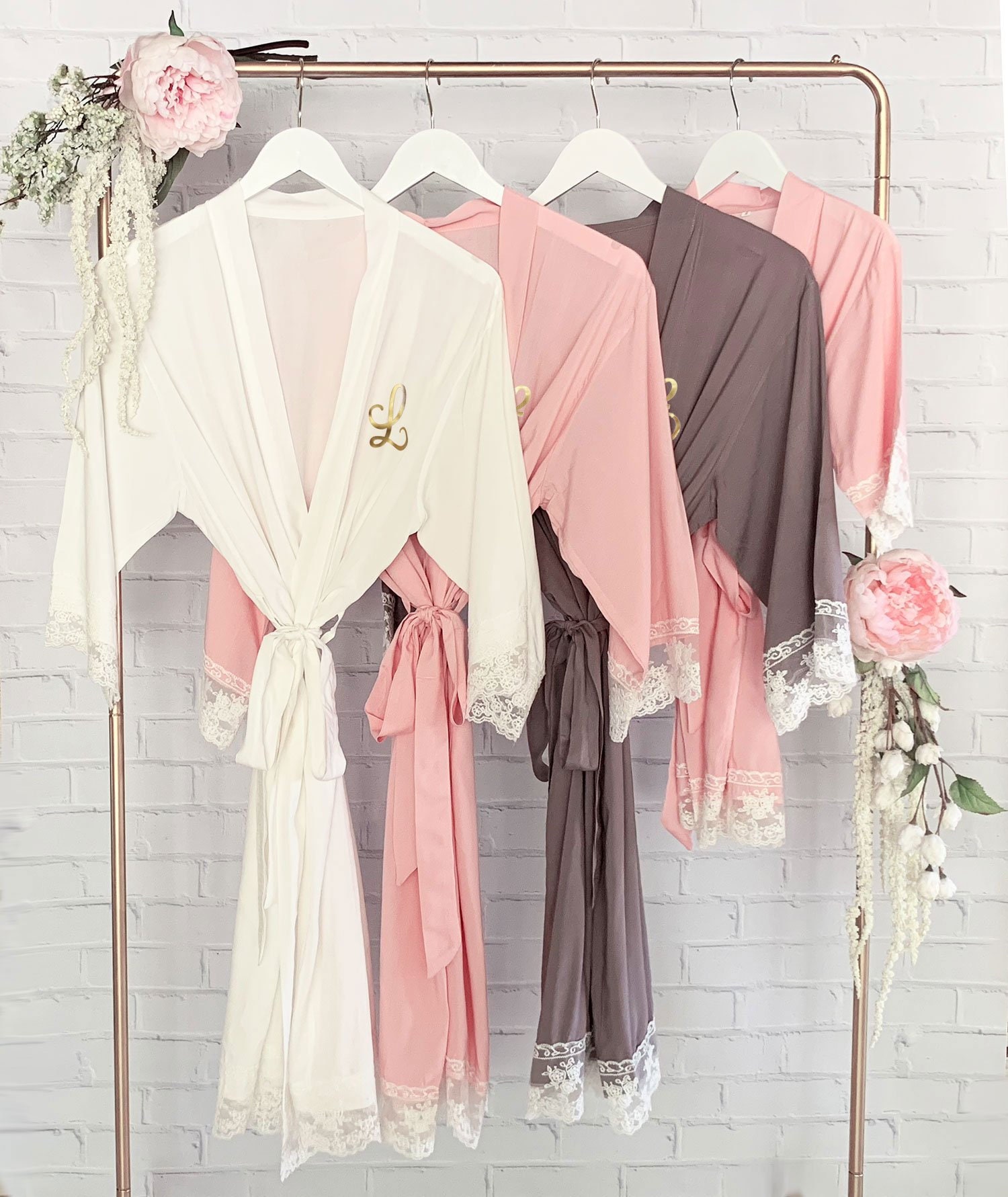 Bridesmaid Robes Set of 8 Set of 10 Set of 9 Set of 4 or Etsy