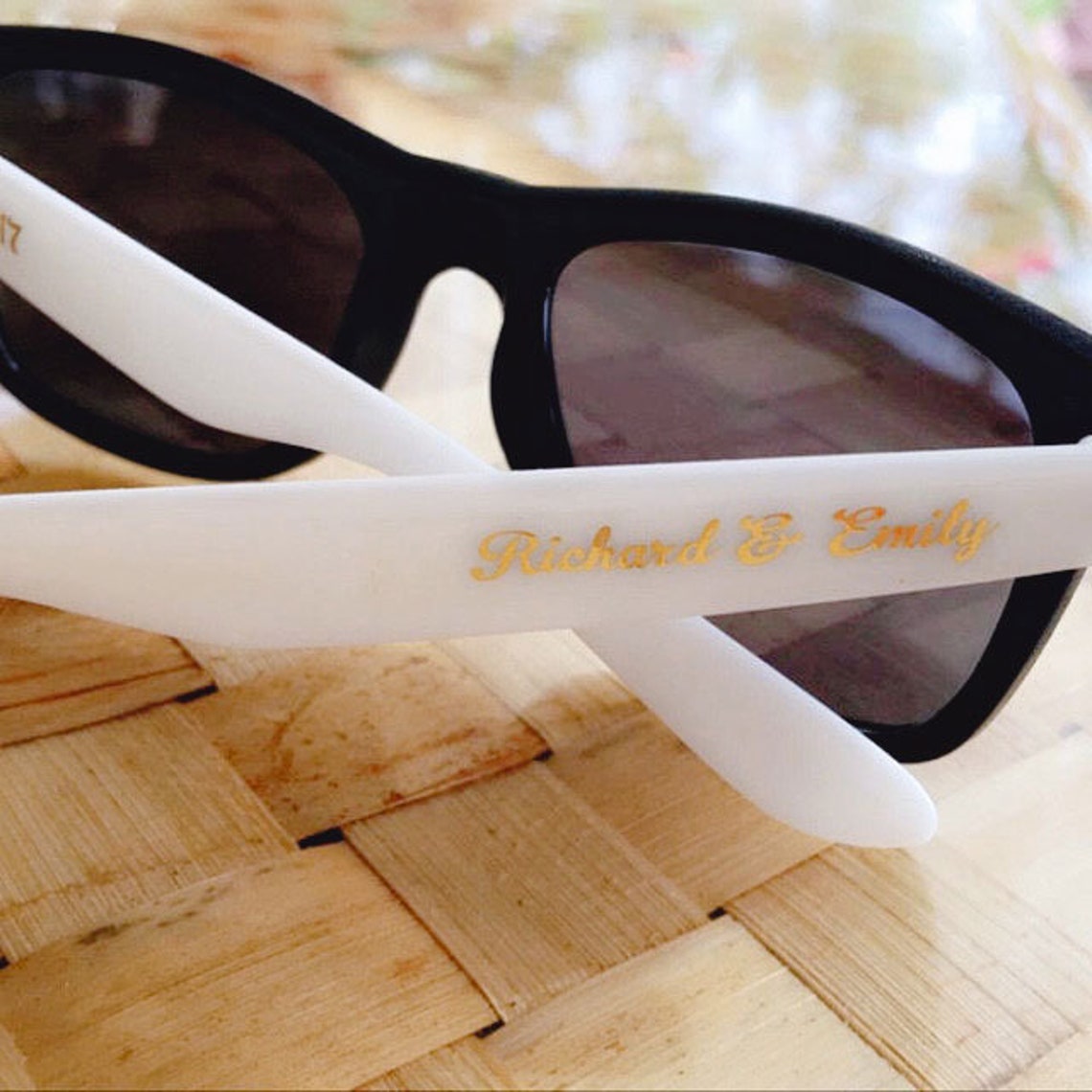 Beach Wedding Favors Sunglasses Custom Sunglasses for Beach Etsy