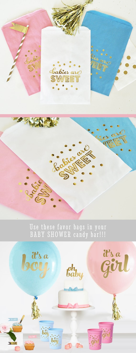 baby shower candy bags