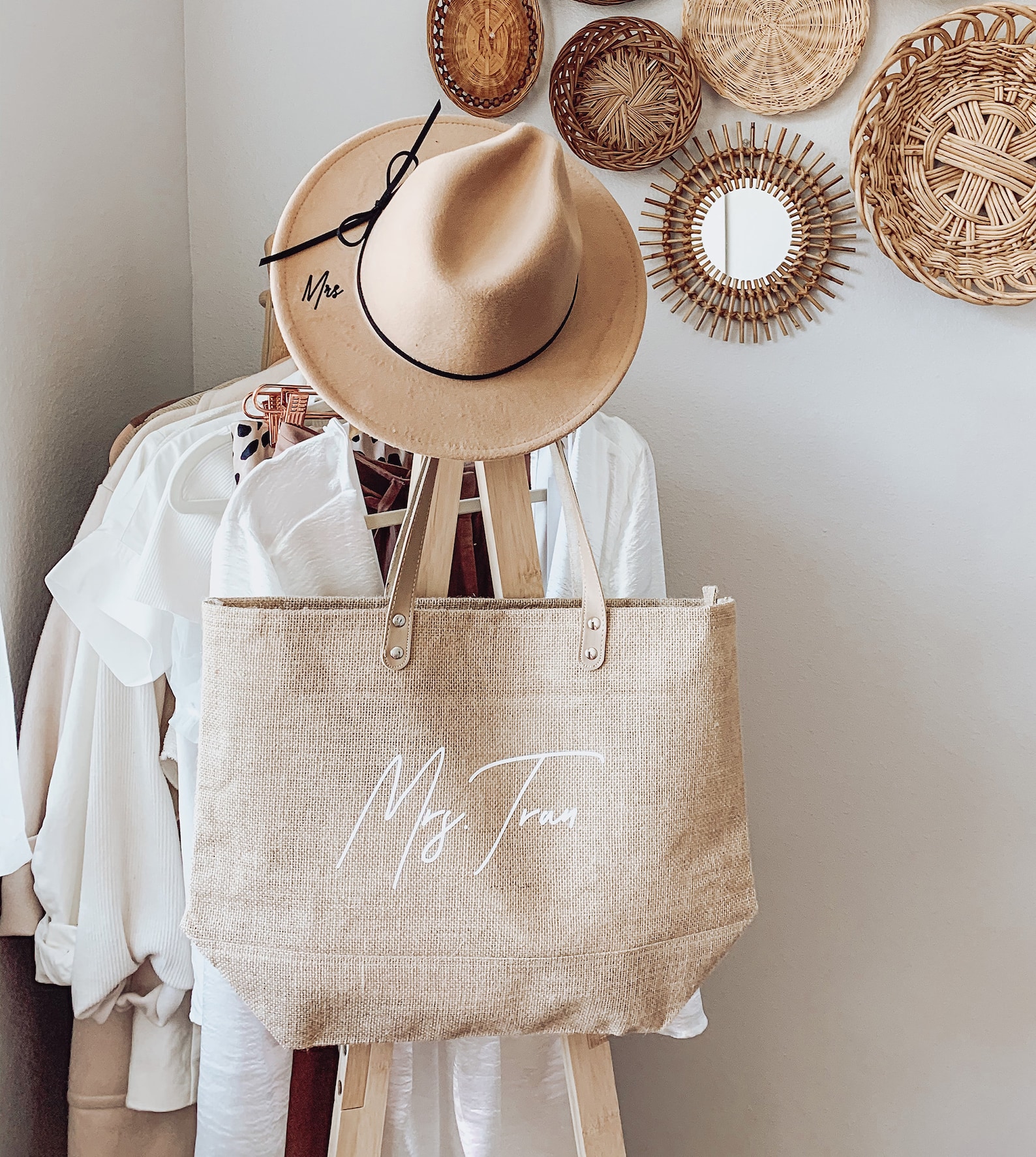 Personalized Beach Bag Jute Bags Custom Large Beach Tote Bags Etsy
