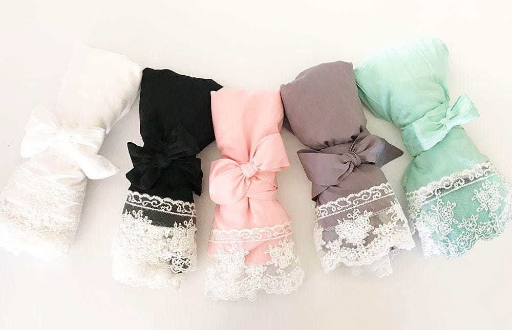 mint bridesmaid robes