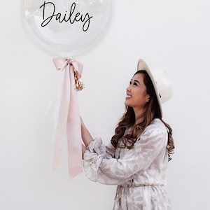 Mrs Balloons Personalized Bridal Shower Decorations Bridal Shower Balloons Bridal Shower Photo Prop Wedding Photo Prop EB3316P image 5