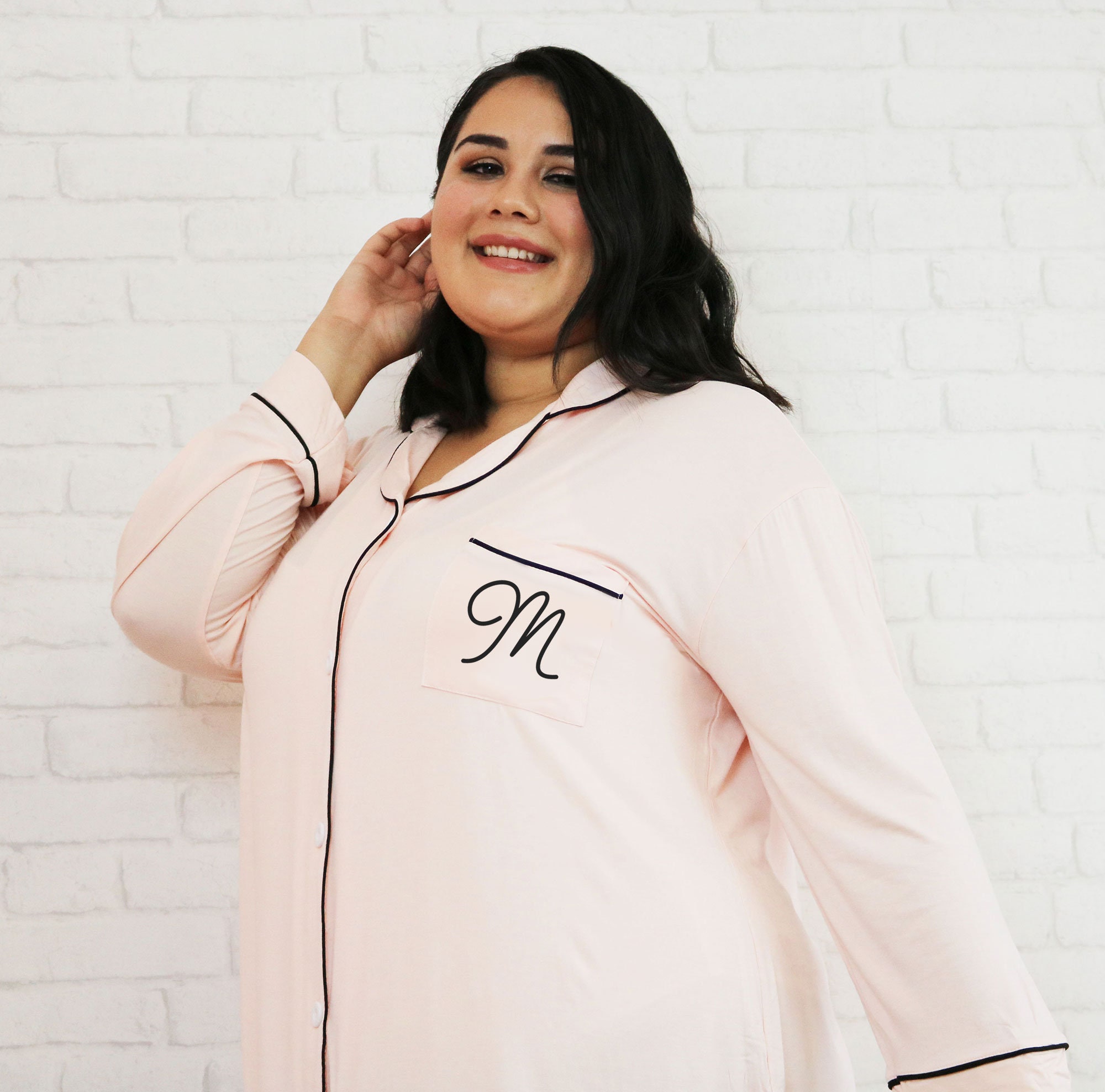 Plus Size Sleep Shirts Monogram | Etsy 