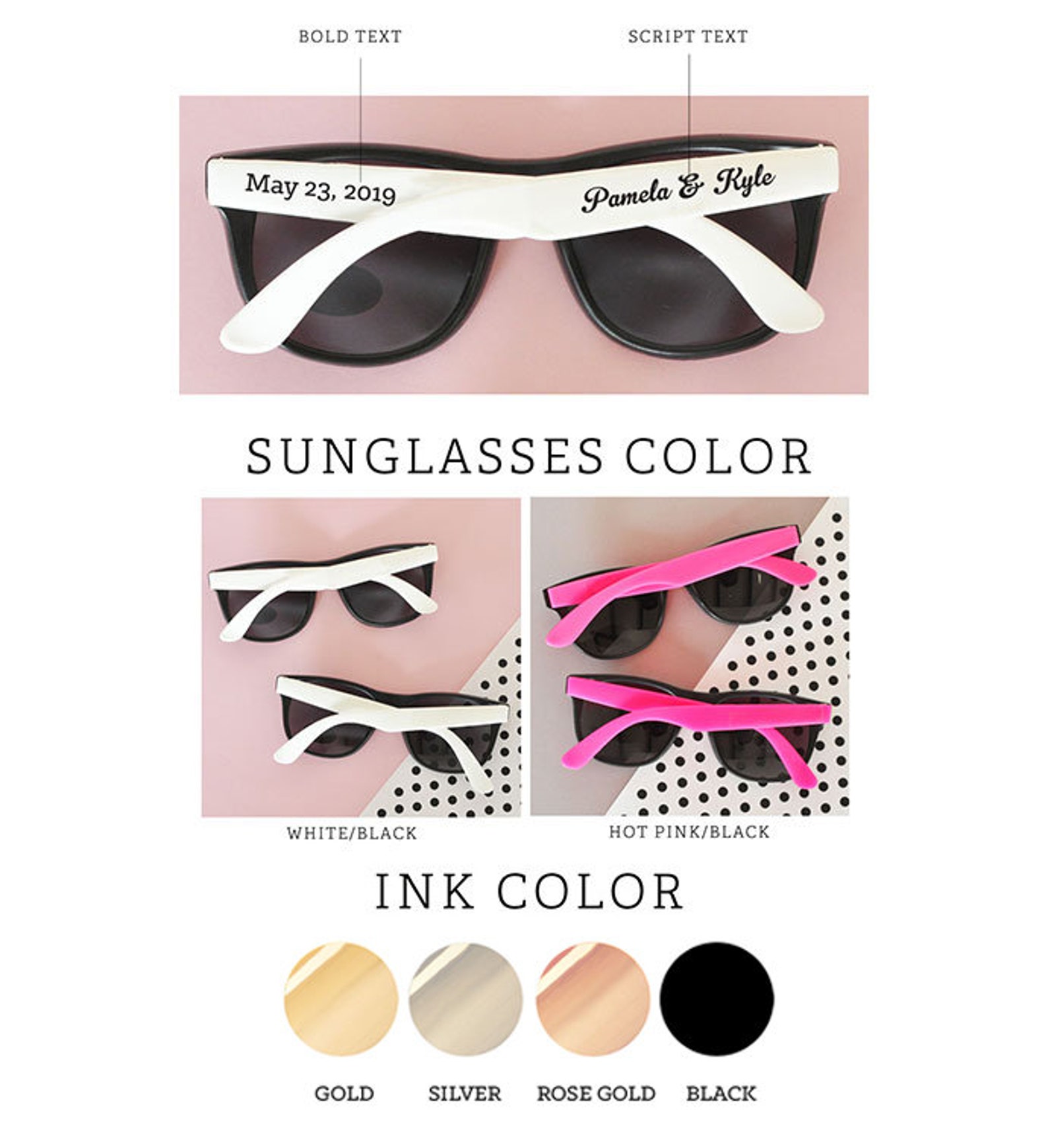etsy bride sunglasses