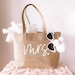 Mrs Straw Bag Bride Bag Bride Gift Bag Honeymoon Tote Bag Mrs Jute Bag Bridal Shower Gift (EB3330MRSH) 