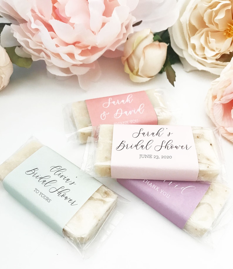 Bridal Shower Favors Soap Favors Bridal Shower Soap Favors Mini Soap Favors Personalized Soap Party Favors 3 EB3274CT set of 15 image 5