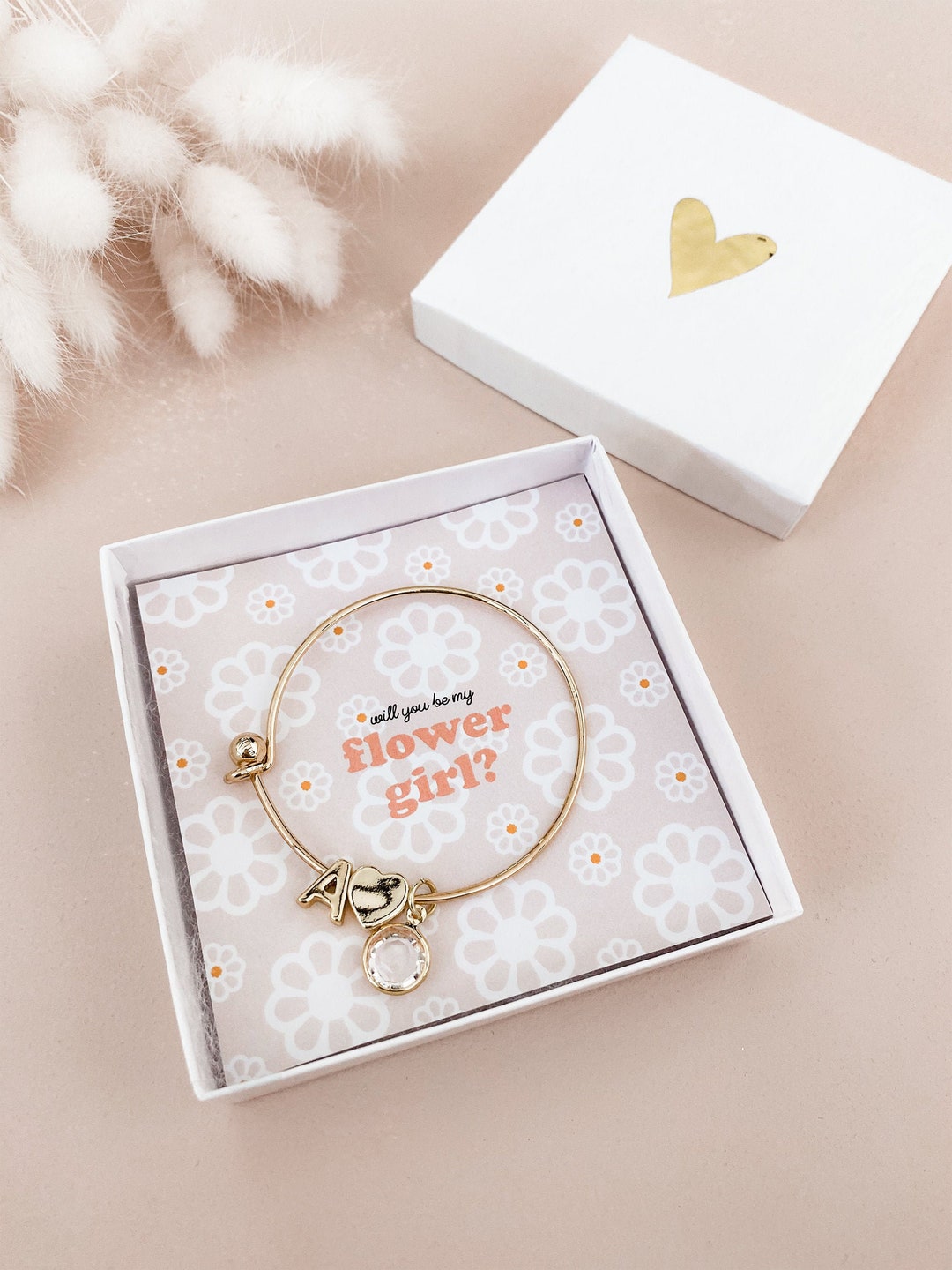 Flower Girl Bracelet Personalized Flower Girl Gift Ideas Jewelry