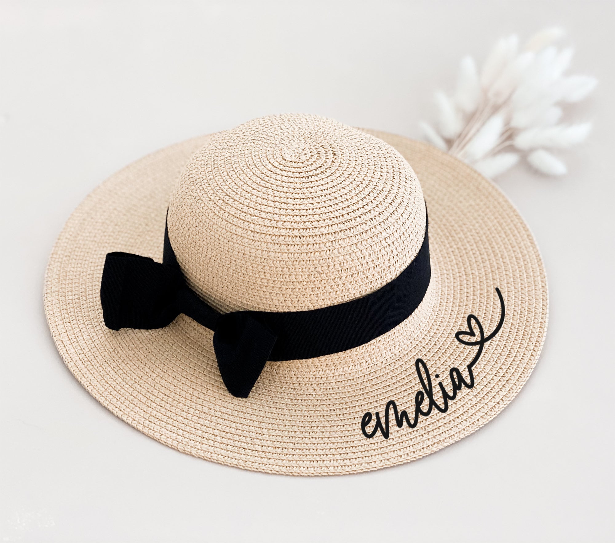 Girls Beach Hat Kids Floppy Beach Hat Child Sun image