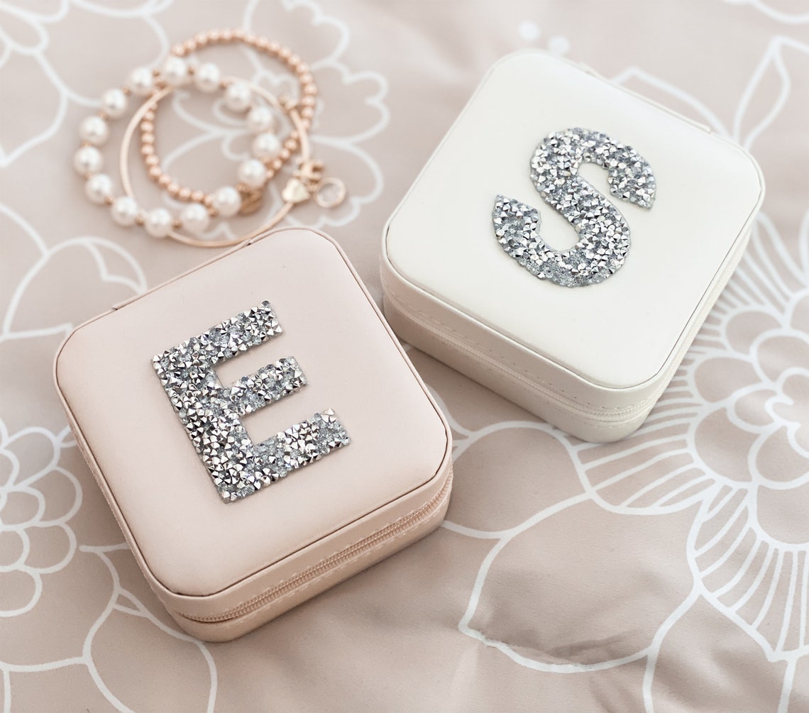 Monogram Jewelry Box Personalized Gift for Women Friends Teen Etsy