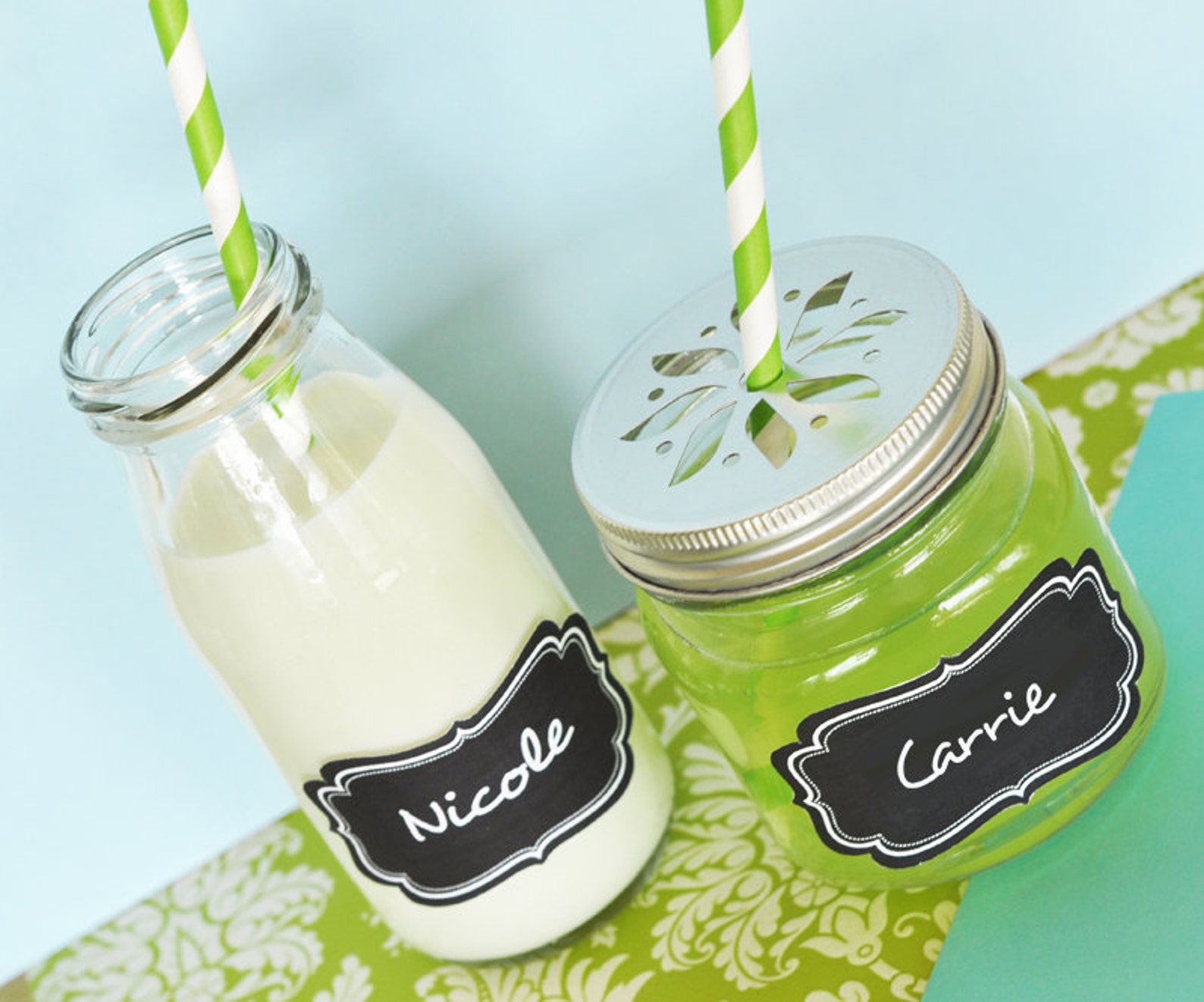 Chalkboard Stickers Chalkboard Labels Chalk Board Labels Etsy