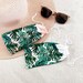 Palm Leaf Sunglass Case Tropical Bachelorette Party Favor Bags Tropical Sunglass Pouch Beach Bridesmaid Gift Ideas (EB3275PLM) 