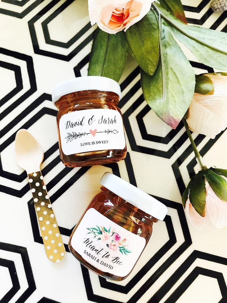 Honey Jar Favors Wedding Favor Honey Wedding Favors Meant to Bee Honey