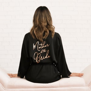 Mother of the Bride Gift Mother of the Bride Robe Mother of the Groom Robe from Daughter Mother of Bride Gift Ideas Lace Robe EB3260WD image 2