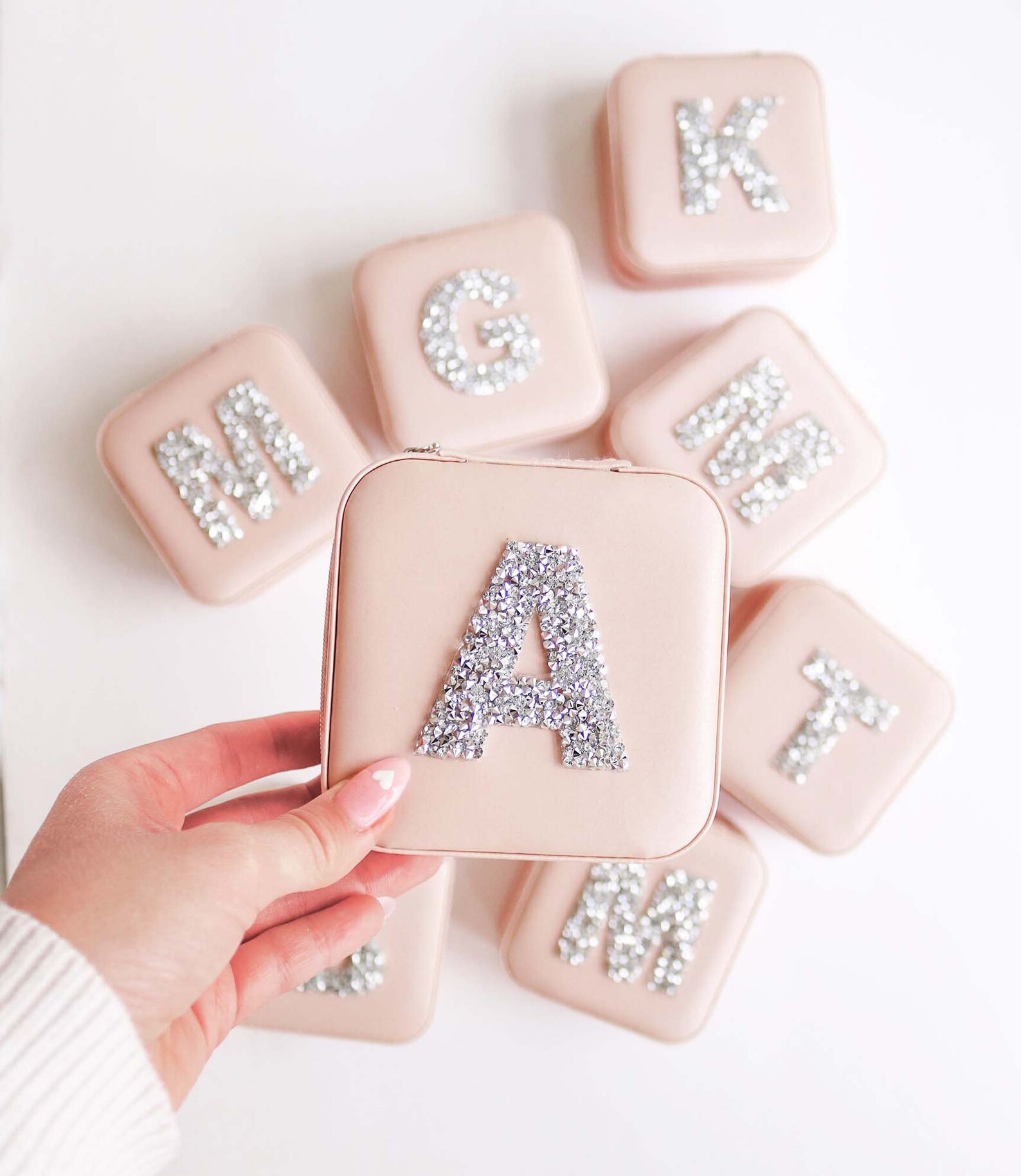 Monogram Jewelry Box Personalized Gift for Women Friends Teen Etsy