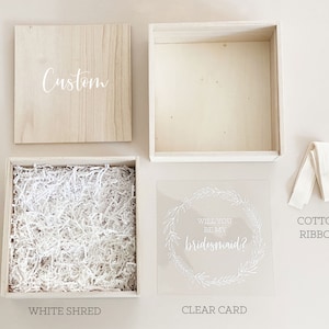 Bride Gift Box Personalized Keepsake Box for Bride Gift Bridal Shower Gift Box with Last Name EB3459P EMPTY image 10