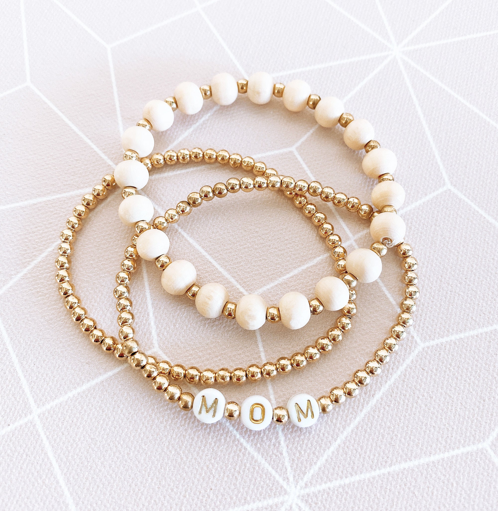 Mom Bracelet Gift Jewelry for Mom Birthday Bracelet Beaded Etsy