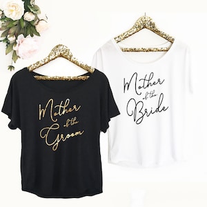 Mother of the Bride Shirt Mother of the Groom Shirt Mother of the Bride Tshirt Mother of the Bride Gift Ideas EB3202WD Loose Fit image 1