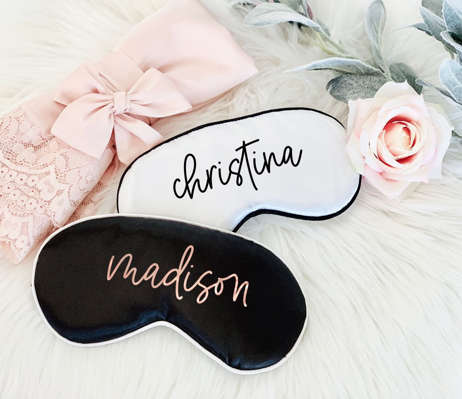Personalized Sleep Masks Bachelorette Party Favors Etsy