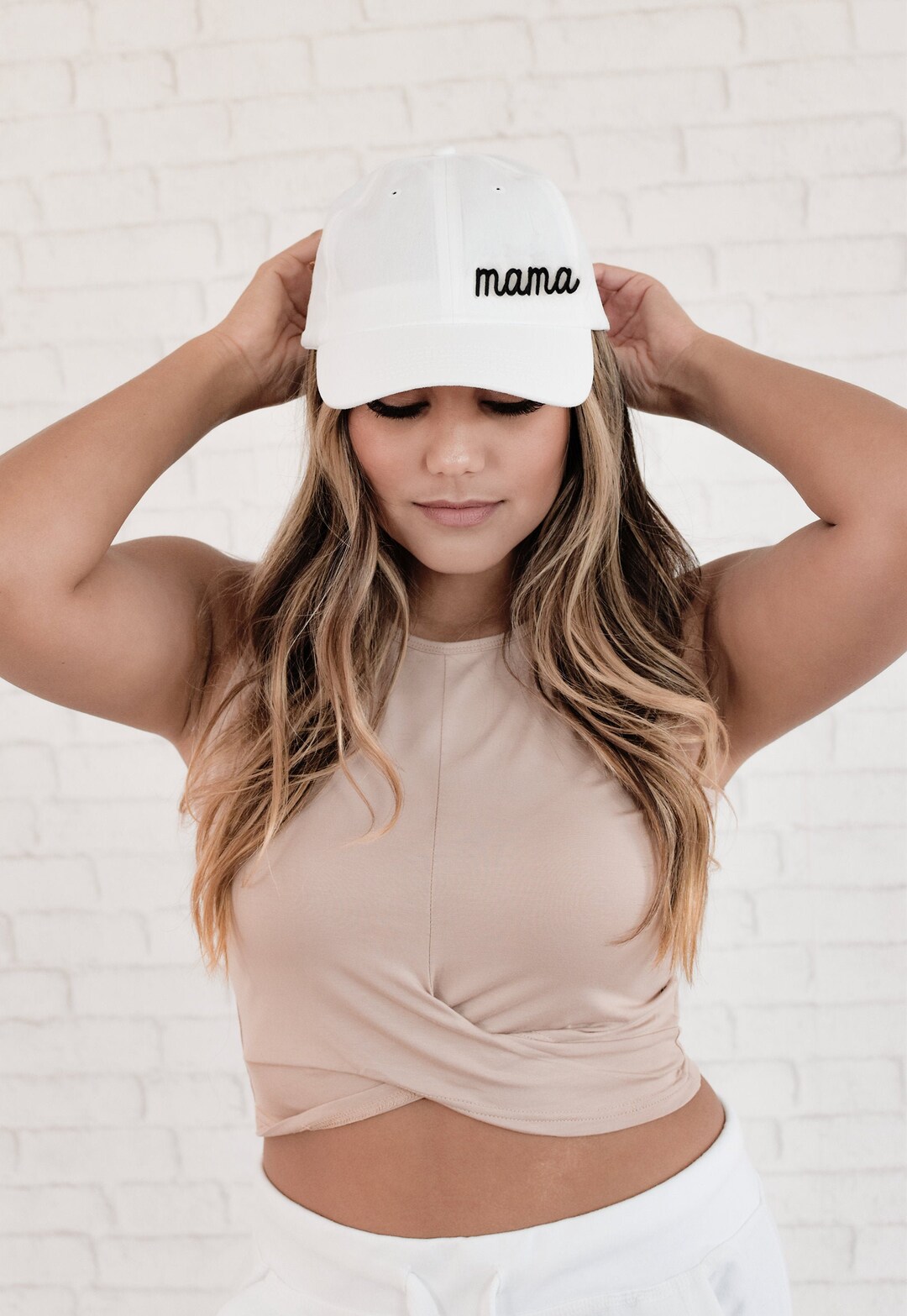 Mother's Day Gift KOLWOVEN Mama Baseball Hat - Embroidered Adjustable Cotton Cap For Women Adjustable Women's Hat