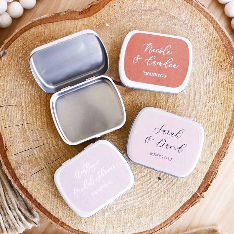 Mint Tin Wedding Favor Mint to Be Bridal Shower Favor Etsy