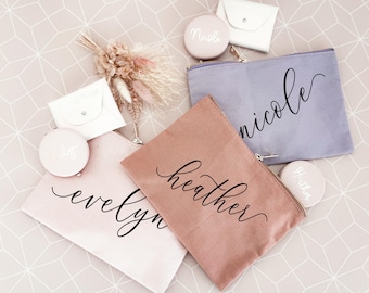 Holiday Gifts for Friends - Christmas Gifts for Women - Personalized Christmas Gifts for Her Personalized Make up Bag (EB3222AD)