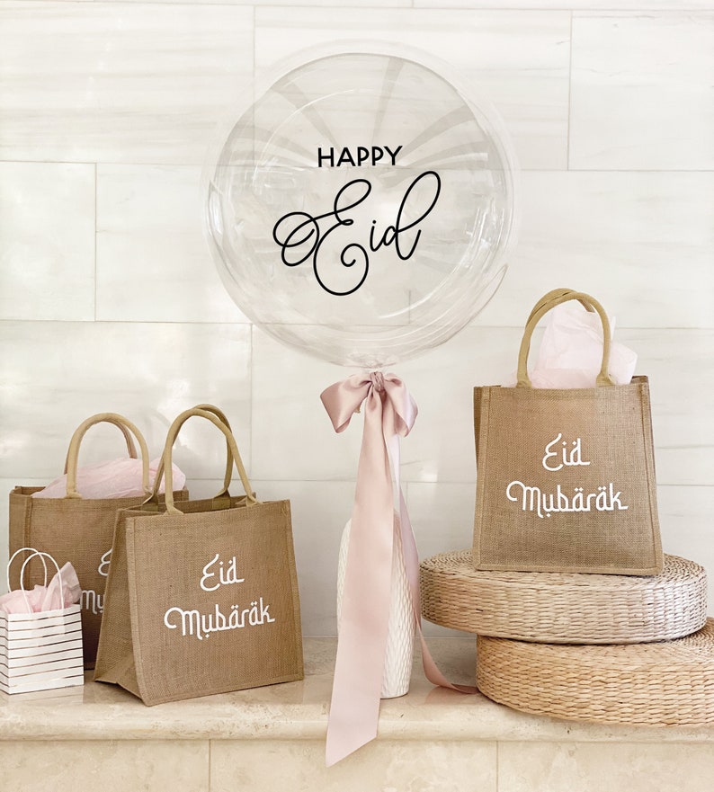 Eid Gift Bag Eid Mubarak Bag Eid Gifts for Women Eid Tote Bag Etsy