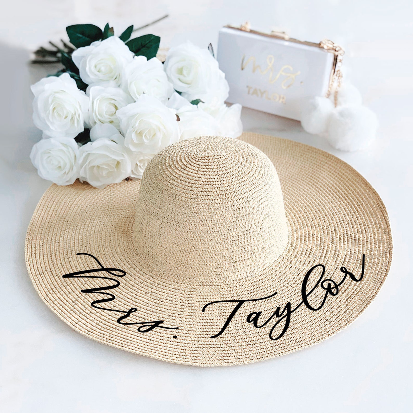 Personalized Sun Hat Floppy Beach Hat Floppy Sun Hat Custom Etsy