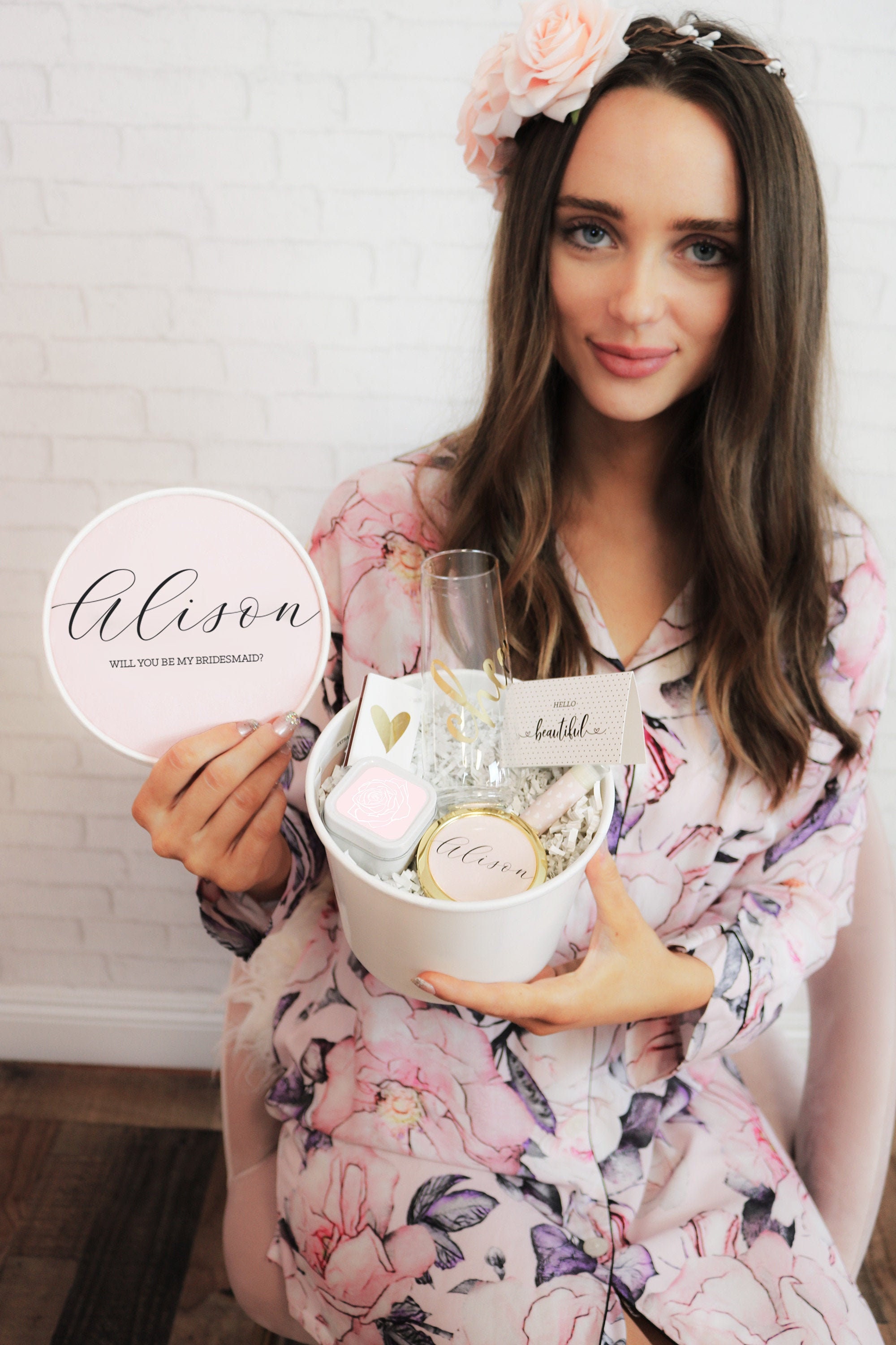 Bridesmaid Proposal Box FULL SET Will You Be My Bridesmaid Box Etsy