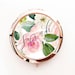 Floral Bridesmaid Gift Personalized Mirror Compacts Women Personalized Gifts for Her Rose Gold Gift Spring Bridesmaid Gifts (EB3166SPFL) 