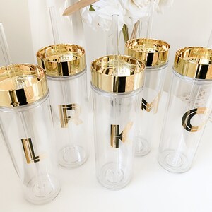 Teen Gift for Teen Girls Gold Monogram Tumbler Monogram Gift for Girl Christmas Gifts for Friends, Coworkers, Mom EB3113 Bild 7