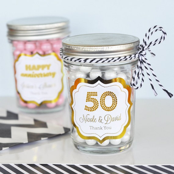 Items similar to Golden Anniversary - 50th Anniversary Ideas - Silver ...