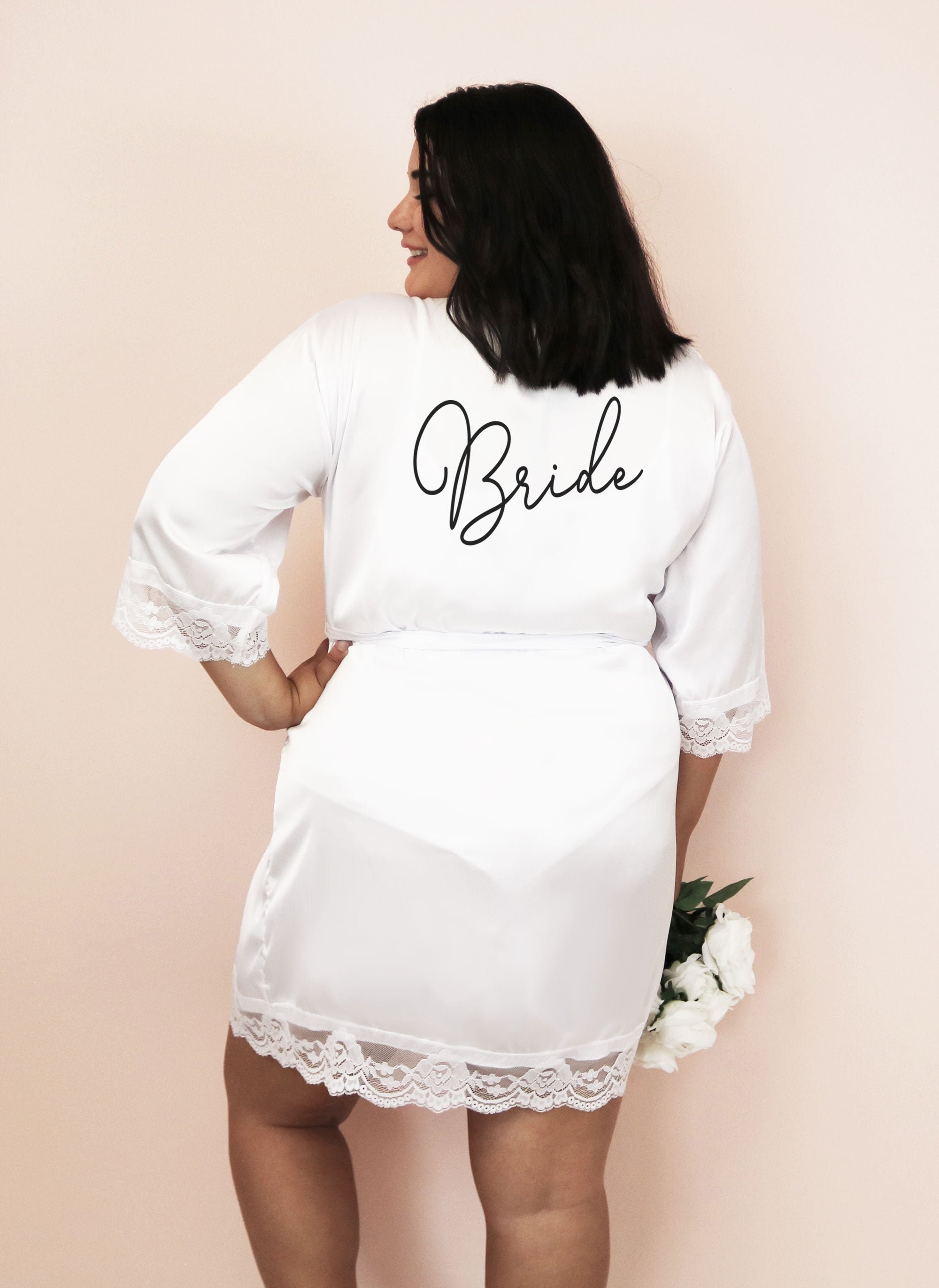 SIZE Bride Robe Plus Size Robes for ...