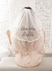 Bride Veil Bachelorette Party Veil Bridal Shower Veil Bride to Be Veil   (EB3296MRS) 