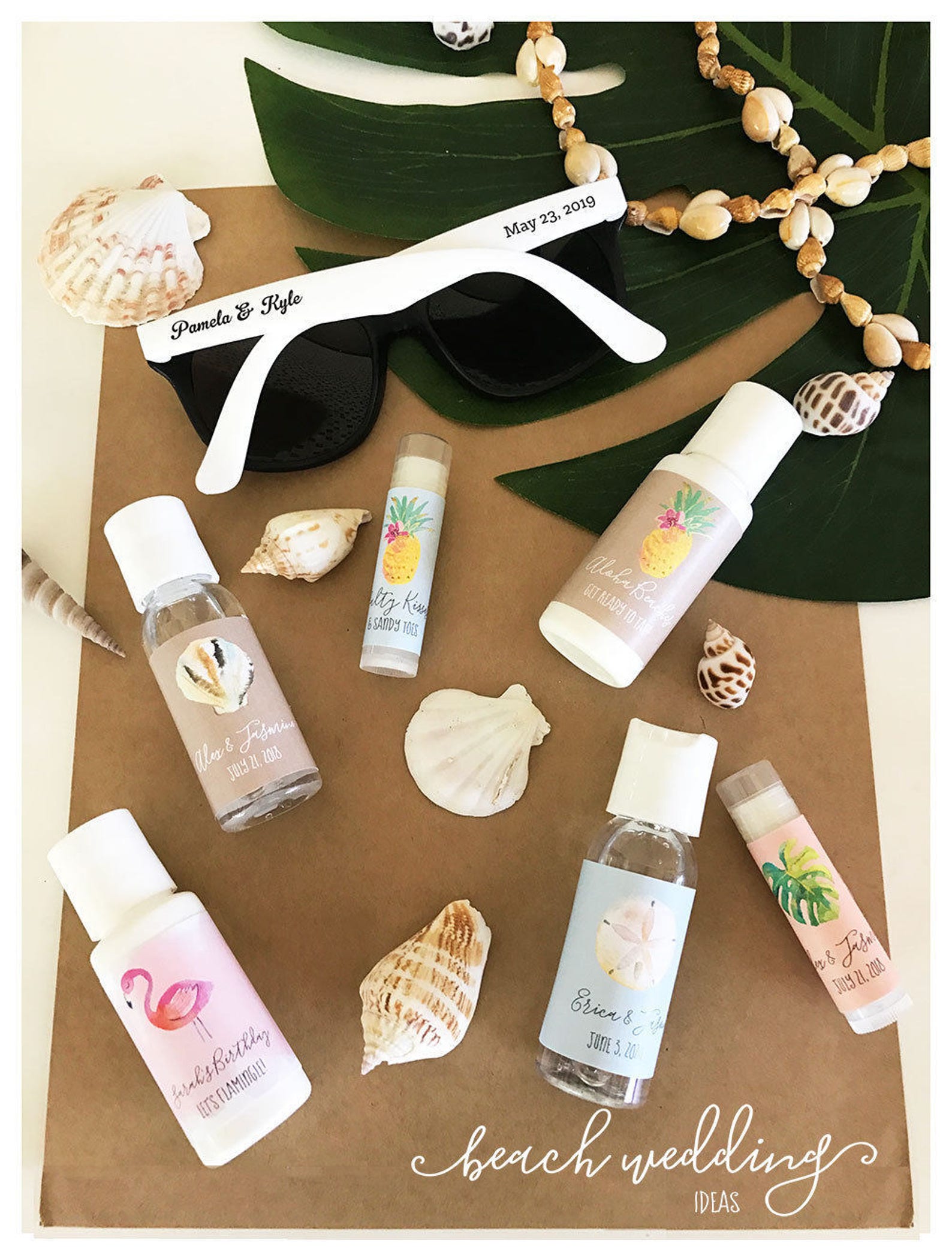 Beach Wedding Favors Tropical Bridal Shower Favors Etsy