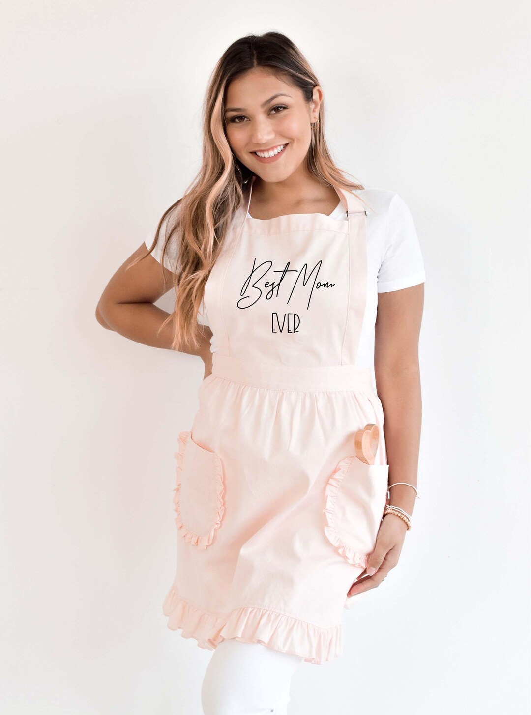 Apron for Mom Best Mom Ever Custom Apron Mother’s Day Gift Idea Gift